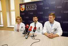 Spaudos konferencija Kauno klinikose