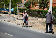 Tiesiamas &scaron;aligatvis A.Baranausko gatvėje
