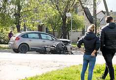 Motociklo avarija Vandžiogalos plente