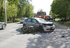 Motociklo avarija Vandžiogalos plente