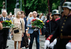 Vyčio Kryžiaus ordino vėliavos pakėlimo ceremonija