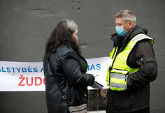 Piketas prie Kauno apygardos teismo