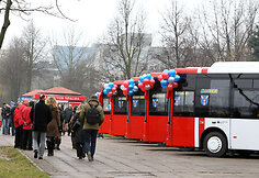 Autobusų pristatyme