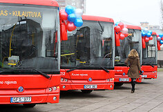 Autobusų pristatyme