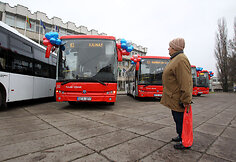 Autobusų pristatyme