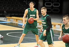 Kauno &bdquo;Žalgirio&ldquo; treniruotė