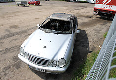 Sudegęs automobilis