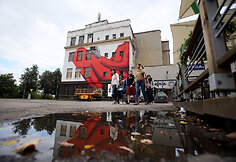 &bdquo;Fluxus ministerijos&ldquo; pastato pie&scaron;inys