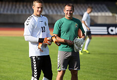 Lietuvos jaunimo (U-19) vaikinų futbolo rinktinės treniruotė