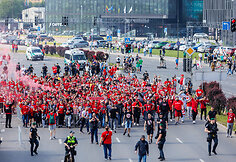 &bdquo;Olympiacos&ldquo; sirgalių eisena
