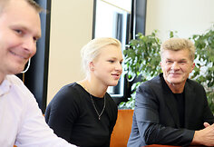 Mindaugas &Scaron;pokas, Rūta Meilutytė, Saulius Meilutis