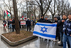 Palestinos palaikymo akcija Kaune