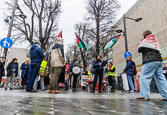 Palestinos palaikymo akcija Kaune