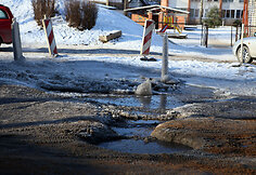 Vandentiekio avarija