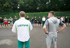 Bokso treniruotė Dainų slėnyje