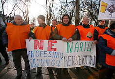 Protesto akimirkos