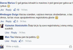 Grasinančios žinutės feisbuke