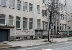 Gruziniški užrašai Kauno centre