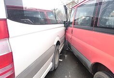Avarija Sukilėlių prospekto ir Tvirtovės alėjos sankryžoje