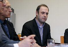 Spaudos konferencijos akimirkos