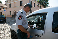Policijos priemonė Kauno centre