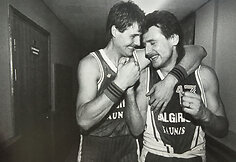 Pergalė Maskvoje 1987. Gintaras Krapikas, Valdemaras Chomičius