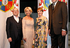 Visvaldas Matijo&scaron;aitis, Ingrida Sabonienė, Loreta Stonkienė ir Arvydas Sabonis