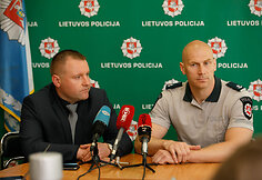 Spaudos konferencija policijoje