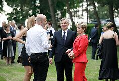 Viktoras Pranckietis su žmona Irena