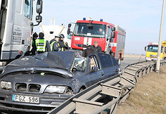 Vilkiko ir BMW avarija