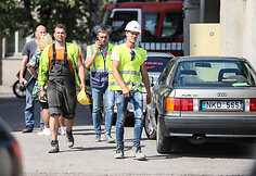 Nuvirtusi poliakalė apgadino namą