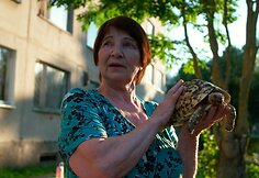 Didžiasalio gyventoja Aldona 