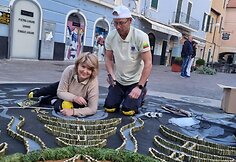 Mitkaičių kaimo bendruomenė dalyvauja Italijoje vykstančiame floristinių ornamentinių kilimų festivalyje