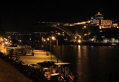 Nuostabus Porto vaizdas naktį.