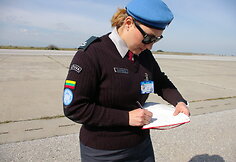 JTO pajėgose tarnaujanti vilnietė majorė Aleksandra