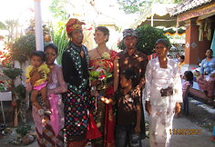 Vestuvės Balyje vyko pagal hinduistų tradicijas