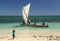 Tradiciniai burlaiviai Madagaskare