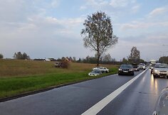Penktadienio avarija magistralėje Vilnius-Kaunas ties Elektrėnais