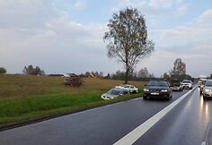 Penktadienio avarija magistralėje Vilnius-Kaunas ties Elektrėnais