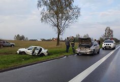 Penktadienio avarija magistralėje Vilnius-Kaunas ties Elektrėnais
