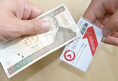 Kauniečiai e-bilietą galės aktyvuoti autobuse ar troleibuse