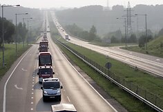 49 lenkų ugniagesių ma&scaron;inas lydėjo Lietuvos policija