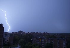 Kaunas sekmadienio naktį