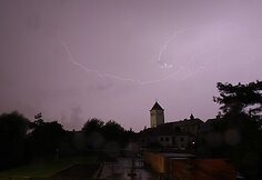 &Scaron;kvalo metu Kauno padangę raižė žaibai