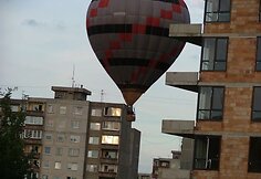 Balionai leidosi viduryje Kauno.