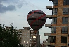 Balionai leidosi viduryje Kauno.