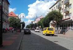  Lenino gatvė Černiachovske, anksčiau buvusi Hindenburg strasse Įsrutyje.