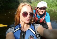 Ekspedicijos &bdquo;Baidarė upėje&ldquo; plaukimas Dubysa