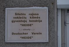 &Scaron;ilutėje ir pamaryje gyvenantys vokiečiai