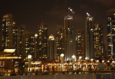 Dubajus naktį